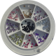 Carrousel Multicolore Rond - GEM Luxury Style NAil Art