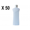 Lot de 50 Flacons PEHD transparent vide de 1000 ml, avec capsule réductrice, spécial huile de massage, gel hydroalcoolique