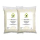 Cire de soja Blanc  2KG (2x1KG) PURESPA, pour fabriquer Bougies et Bougies de Massage