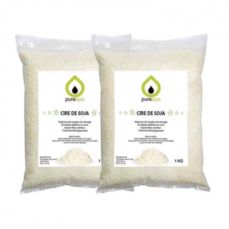 52 flocons de cire de soja naturelle 1000g/200g/400g, matériel