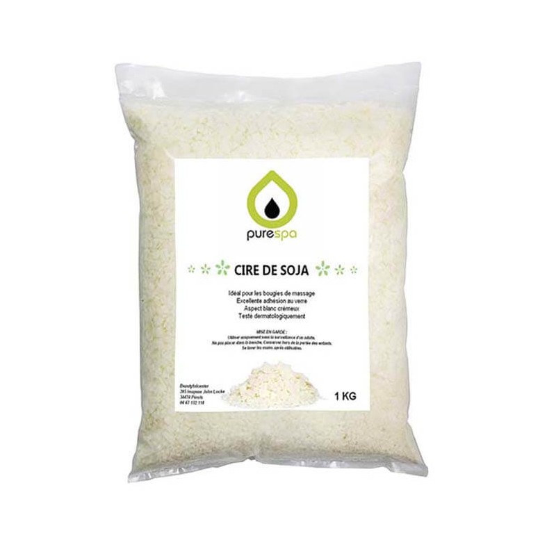 Cire de soja Blanc 1-25KG - Cire à Bougie végétale