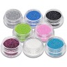 8 poudres paillettes scintillantes