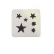 3 Pochoirs Hypoallergéniques Collection STARS