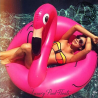 Bouée géante gonflable FLAMANT ROSE